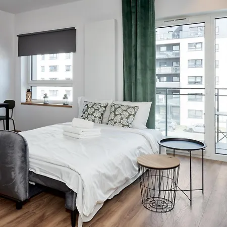 Lasek Marcelinski Modern Studio Apartment Posen