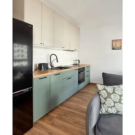 Lasek Marcelinski Modern Studio Apartment Posen